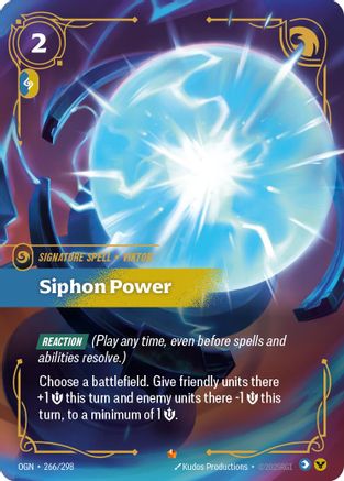 Siphon d'énergie (266/298) - Origines