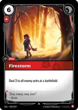 Firestorm (002/024) - Origins Proving Grounds Foil