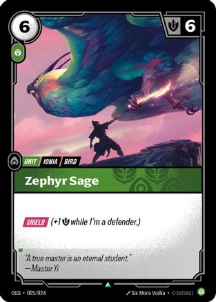 Zephyr Sage (005/024) - Origins Proving Grounds