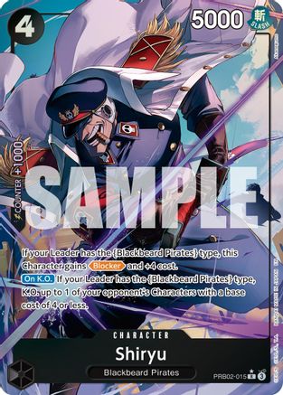 Shiryu (Illustration alternative) (PRB02-015) - Rare