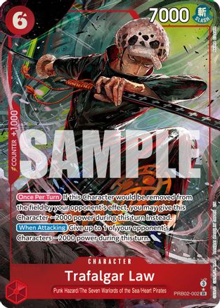 Trafalgar Law (Illustration alternative) (PRB02-002) - Super Rare
