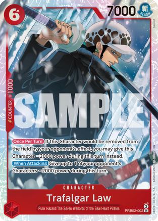 Trafalgar Law (PRB02-002) - Super Rare