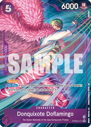 Donquixote Doflamingo (Illustration alternative) (PRB02-011) - Rare