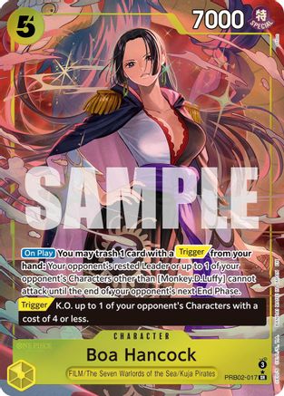 Boa Hancock (Illustration alternative) (PRB02-017) - Super Rare