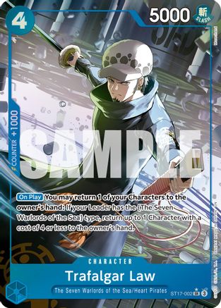 Trafalgar Law - ST17-002 (Illustration alternative) (ST17-002) - Super Rare