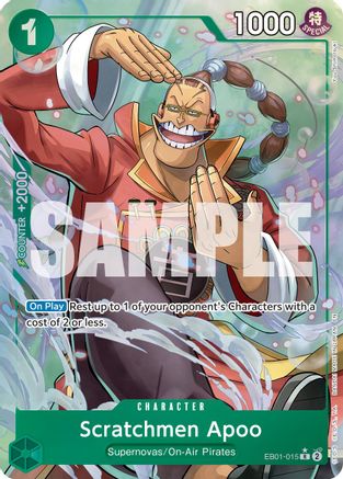 Scratchmen Apoo (Illustration alternative) (EB01-015) - Rare