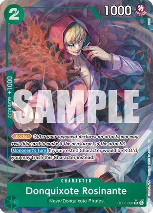 Donquixote Rosinante (Illustration alternative) (OP05-030) - Rare