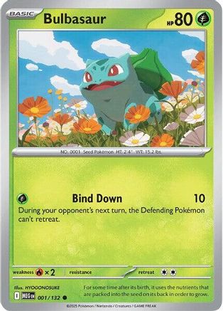 Bulbizarre - 001/132 - Commune - Reverse Holo