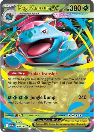 Méga Florizarre ex - 003/132 - Double Rare - Holographique
