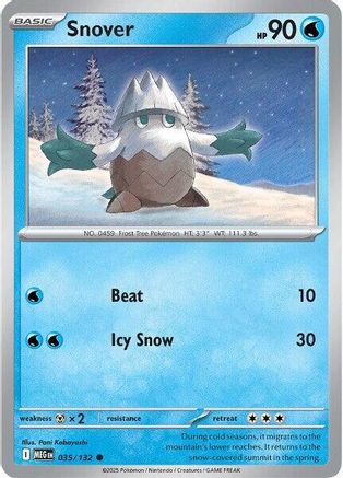 Snover - 035/132 - Commune - Reverse Holofoil
