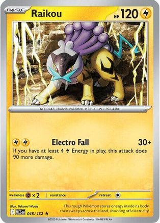 Raikou - 048 - Rare - Holofoil