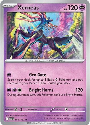 Xerneas - 064 - Rare - Holofoil inversé