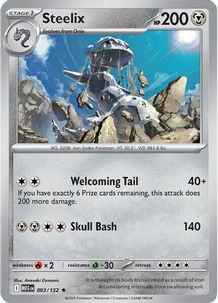 Steelix - 093/132 - Rare - Reverse Holofoil