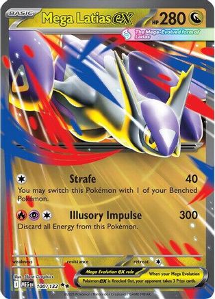 Méga Latias ex - 100/132 - Double Rare - Holographique