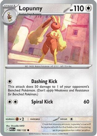 Lopunny - 108 - Commune - Holographique inversée