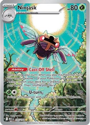 Ninjask - 137/132 - Rare brillante - Holographique
