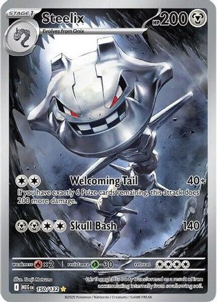 Steelix - 150/132 - Rare brillante - Holographique