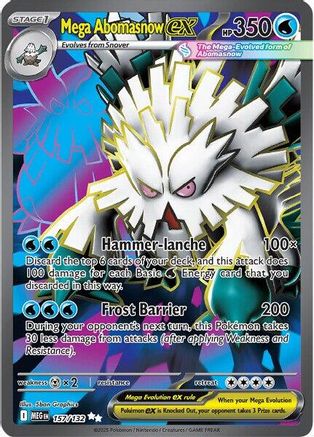 Méga Blizzi-EX - 157/132 - Ultra Rare - Holofoil