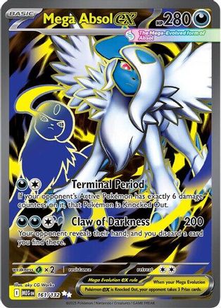 Mega Absol ex - 161/132 - Ultra Rare - Holofoil