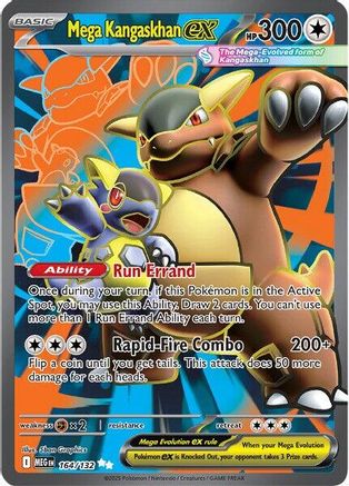 Kangaskhan-EX M - 164/132 - Ultra Rare - Holographique