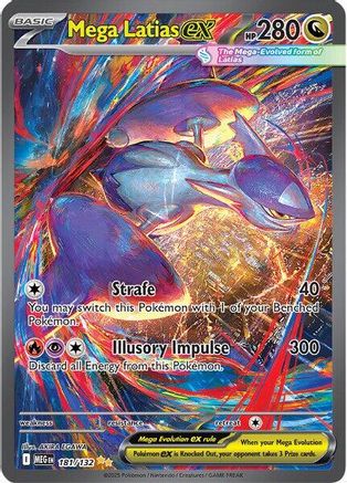 Mega Latias ex - 181/132 - Illustration rare spéciale - Holographique
