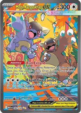 Mega Kangaskhan ex - 182/132 - Carte alternative texturée - Brillante