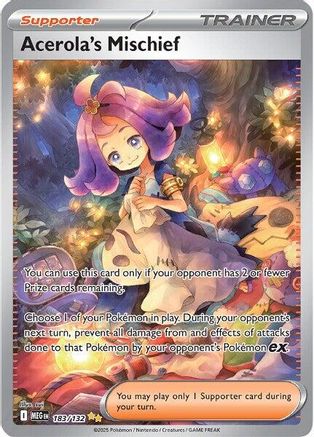 Acerola's Mischief - 183/132  - Special Illustration Rare - Holofoil