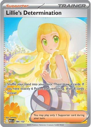 La Détermination de Lillie - 184/132 - Illustration rare spéciale - Holofoil