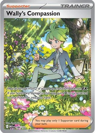 Wally's Compassion - 186/132 - Illustration Spéciale Rare - Holofoil