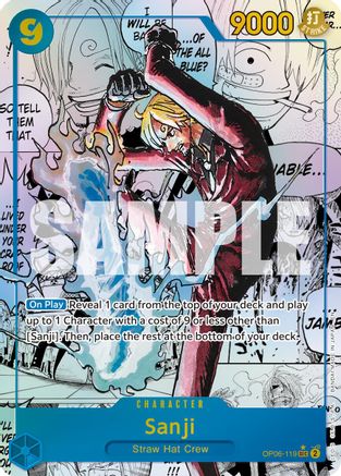 Sanji (Manga) (OP06-119) - Secrète Rare
