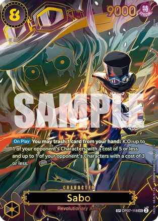 Sabo - OP07-118 (SP) (OP07-118)  -  Secret Rare