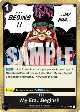 Mon ère... Commence !! (Réédition) (OP09-096) - Rare