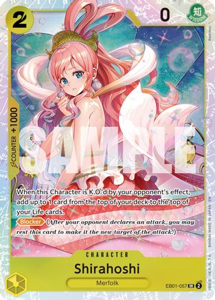 Shirahoshi (Réédition) (EB01-057) - Super Rare