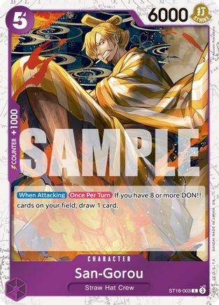 San-Gorō (Sabre de pirate) (ST18-003) - Courante