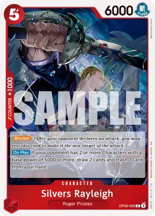 Silvers Rayleigh - OP09-005 (Réimpression) (OP09-005) - Rare