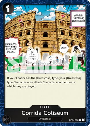 Corrida Coliseum (Pirate Foil) (OP04-096) - Commune