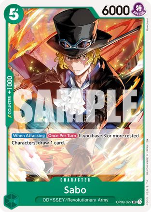 Sabo - OP09-027 (Réédition) (OP09-027) - Peu commune