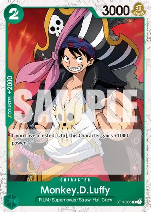 Monkey.D.Luffy - ST16-005 (Pirate Foil) (ST16-005)  -  Commune