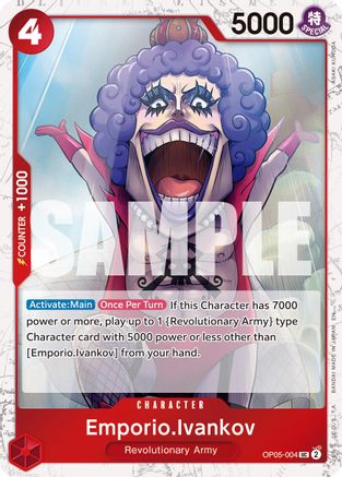 Emporio.Ivankov (Pirate, version alternative) (OP05-004) - Peu fréquente