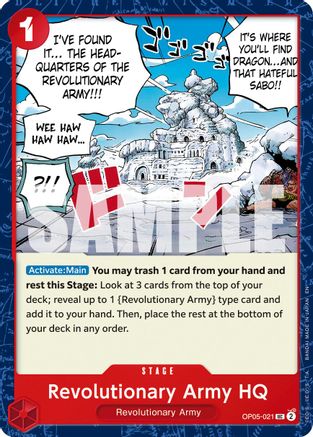 Revolutionary Army HQ (Reprint) (OP05-021)  -  Uncommon