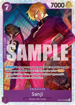 Sanji - OP09-065 (Réédition) (OP09-065) - Super Rare