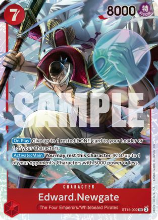 Edward.Newgate - ST15-002 (Réédition) (ST15-002) - Super Rare