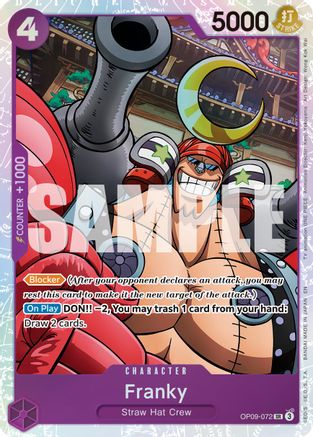 Franky - OP09-072 (Réédition) (OP09-072) - Super Rare