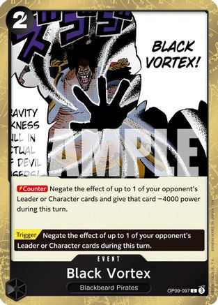Vortex noir (Pirate Foil) (OP09-097) - Commune