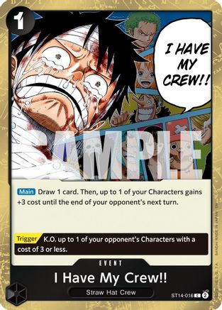 J'ai mon équipage !! (Pirate Foil) (ST14-016) - Courante