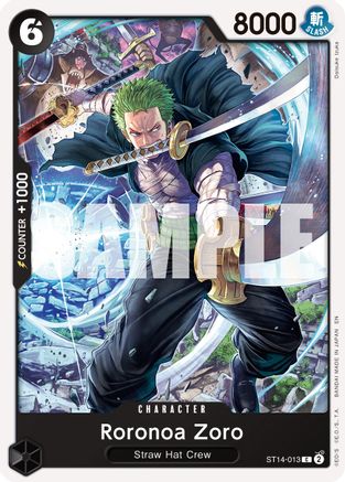Roronoa Zoro - ST13-013 (Réédition) (ST14-013) - Commune