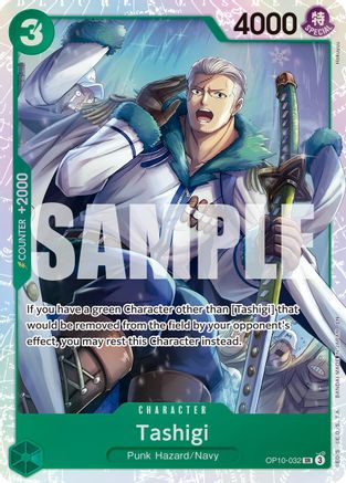 Tashigi (Réédition) (OP10-032) - Super Rare