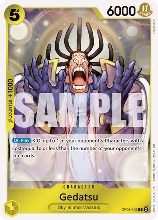 Gedatsu (Réédition) (OP05-102) - Rare