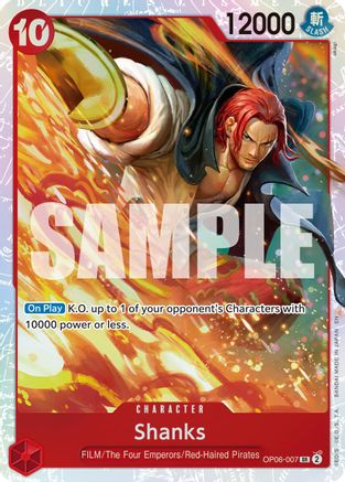 Shanks (Réédition) (OP06-007) - Super Rare