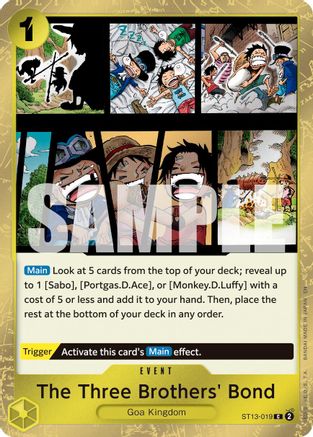 Le lien des trois frères (Pirate Foil) (ST13-019) - Commun